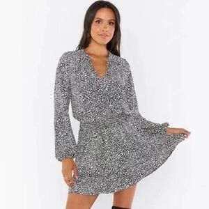 Show me Your Mumu Tatum Mini Leopard Dress
